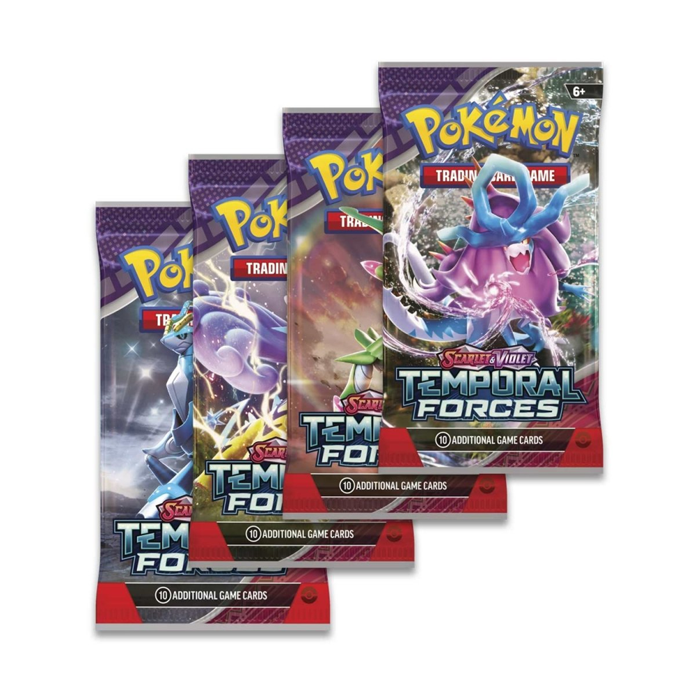 Pokemon Trading Card Game: Scarlet & Violet - Temporal Forces Booster Pack (10 Cards) Pokemon Trading Card Game: Scarlet & Violet - Temporal Forces Booster Pack (10 Cards)