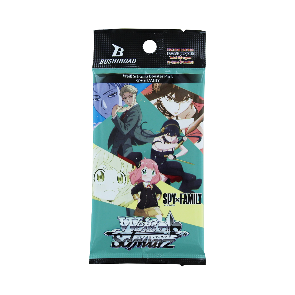 Weiss Schwarz: Spy x Family 1st Edition Booster Pack (9 Cards) Weiss Schwarz: Spy x Family 1st Edition Booster Pack (9 Cards)