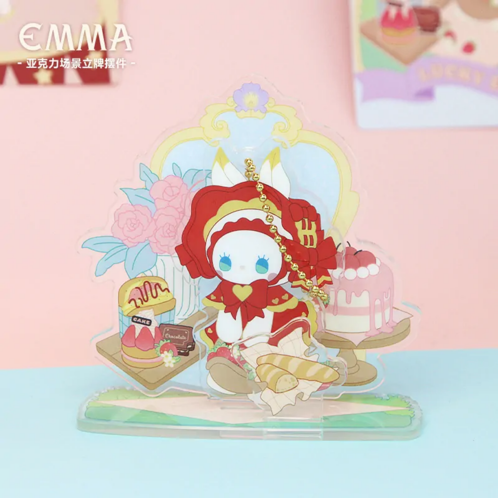 MJ Studio: Emma Acrylic Desktop Scene Ornament - Tea Party