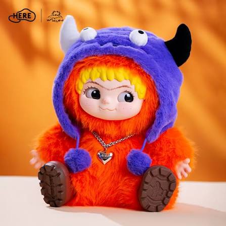HereToy: WAKUKU Fuzzy Trendy Fun Party Series 800% Scale Monster Imitation