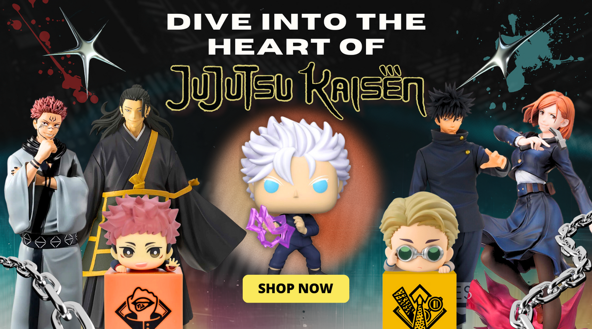 Dive into the heart of Jujutsu Kaisen. Shop Now
