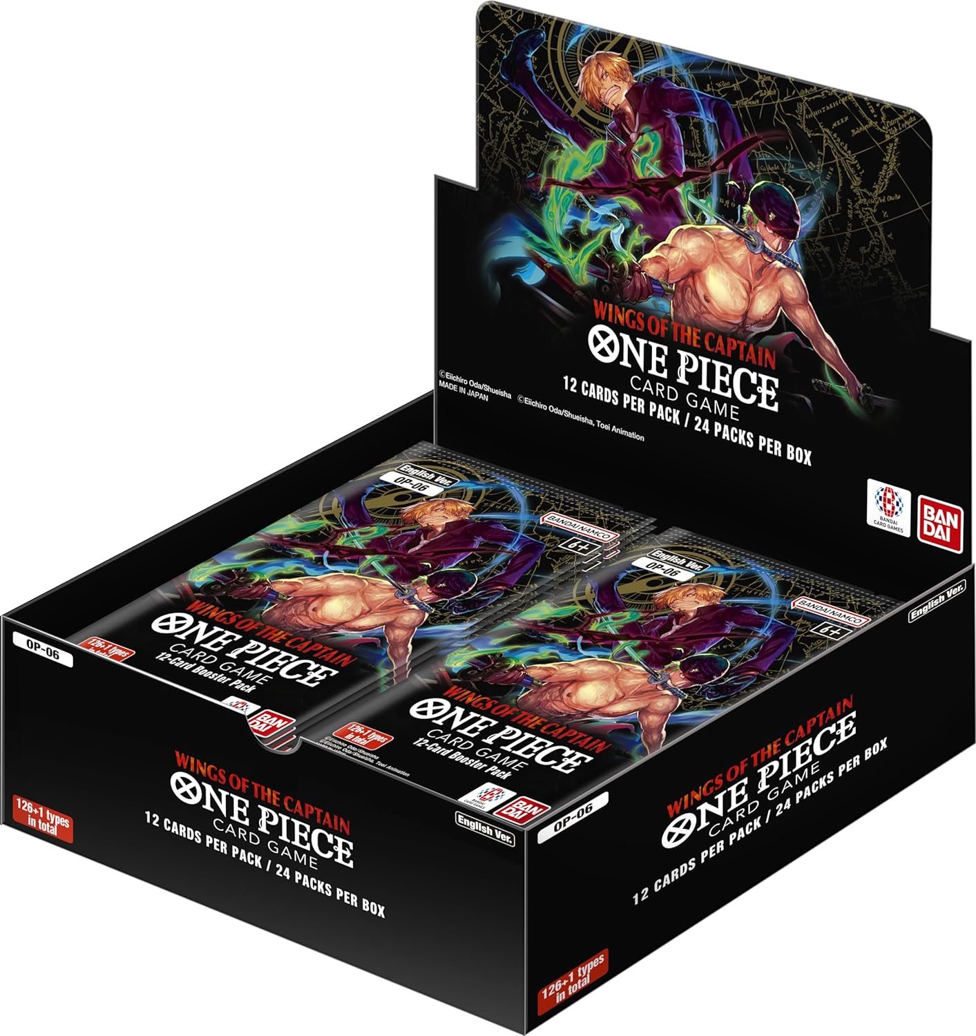 One Piece Trading Card Game: Wings of the Captain Booster Display Box One Piece Trading Card Game: Wings of the Captain Booster Display Box