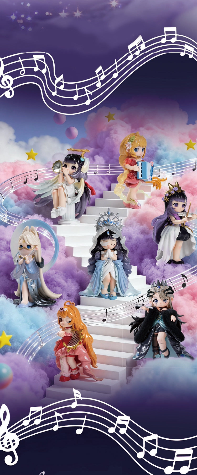 HereToy: Vivistar Dream Orchestra Prologue: Heartstring Tempo Figures Series - 1 Blind Box