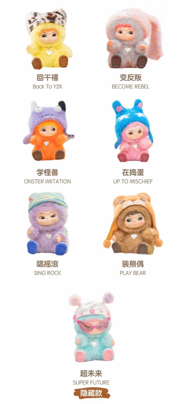 HereToy: WAKUKU Fuzzy Trendy Fun Party Series - 1 Blind Box