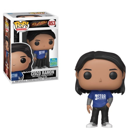 FU41155 Funko POP! The Flash - Cisco Ramon Vinyl Figure #853 2019 Summer Convention Exclusive (NOT 100% MINT)