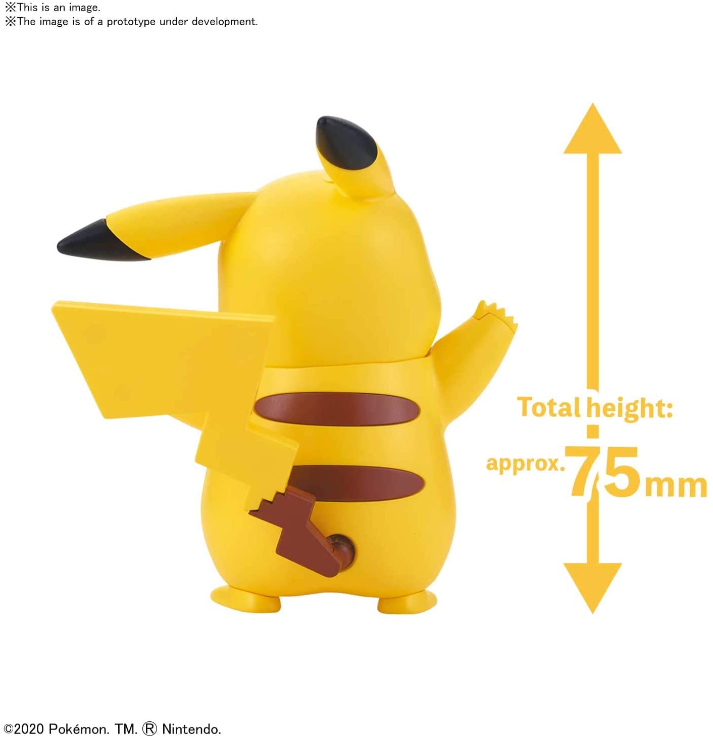 Bandai Spirits: Pokemon - 01 Pikachu Model Kit Quick!!