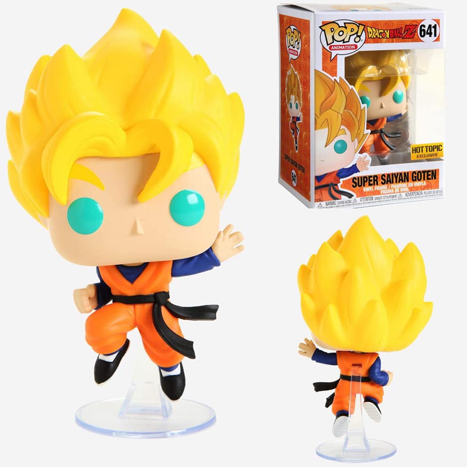 FU39712 Funko POP! Dragon Ball Z - Super Saiyan Goten Vinyl Figure #641 Hot Topic Exclusive (NOT 100% MINT)
