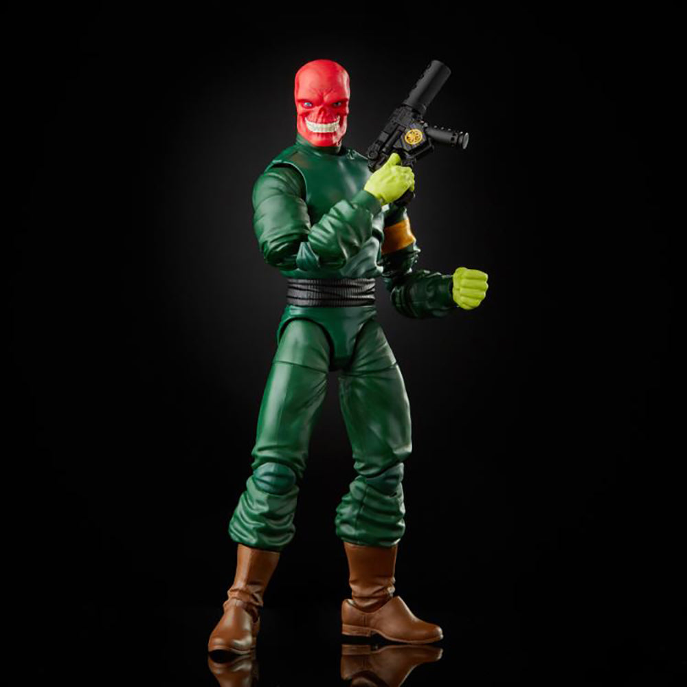 Super Villians Marvel Legends - Red Skull 6-Inch Action Figure (Xemnu Build-A-Figure)