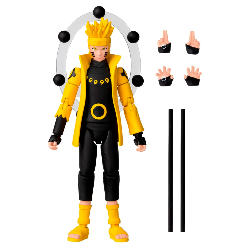 Bandai Anime Heroes: Naruto Shippuden - Naruto Uzumaki (Sage of Six Paths Mode) Action Figure
