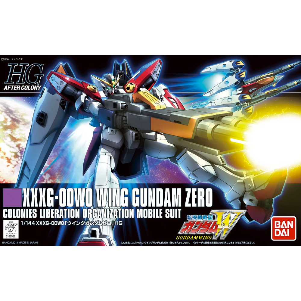 Bandai Spirits: Gundam Wing - HGAC 1/144 Wing Gundam Zero Model Kit #174