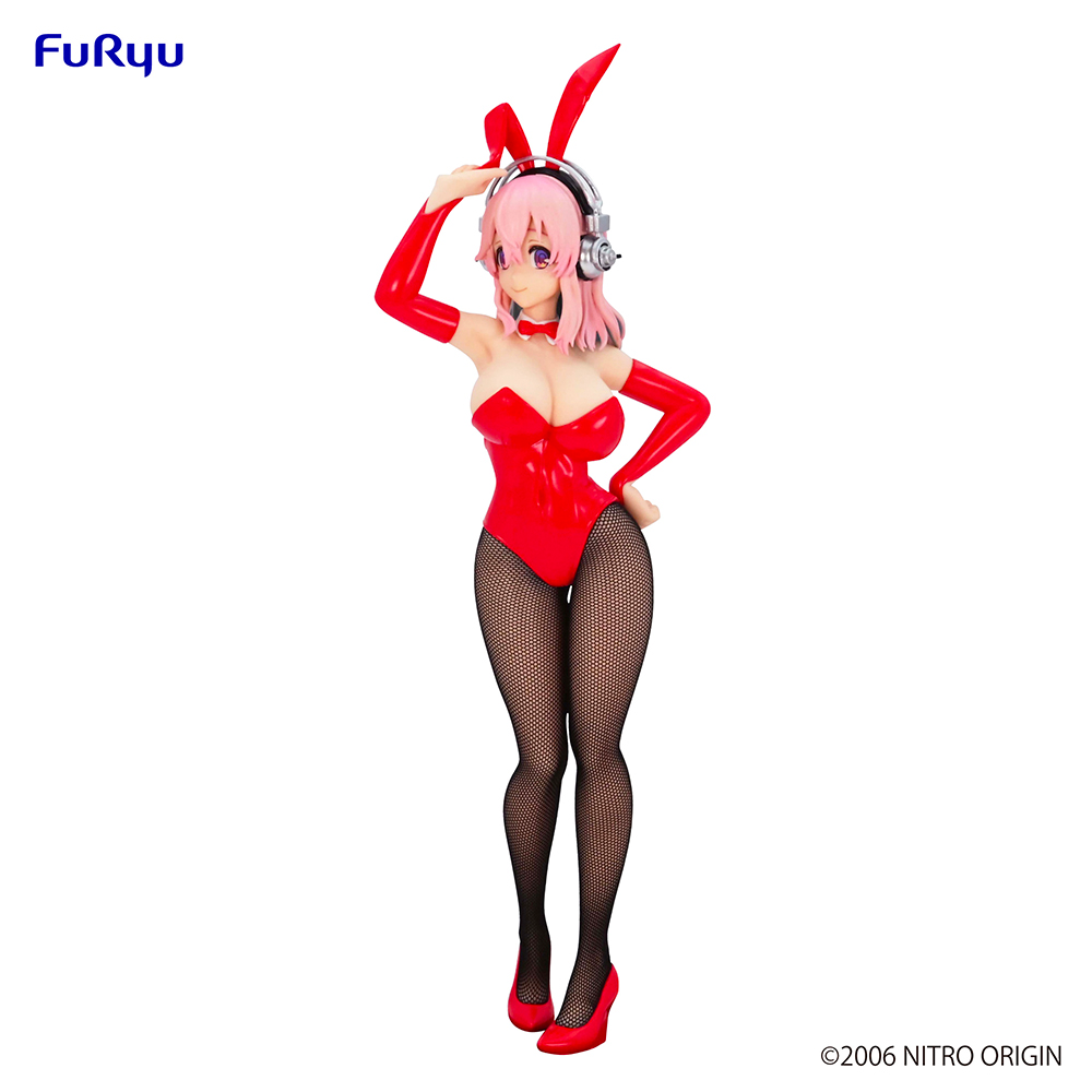 FuRyu: BiCute Bunnies - Super Sonico (Red Rabbit Ver.) Figure