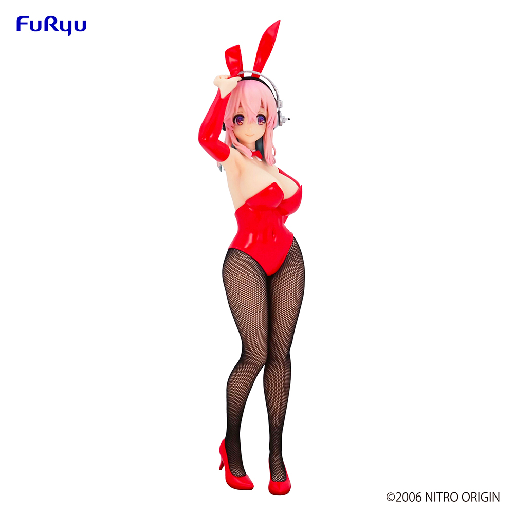 FuRyu: BiCute Bunnies - Super Sonico (Red Rabbit Ver.) Figure