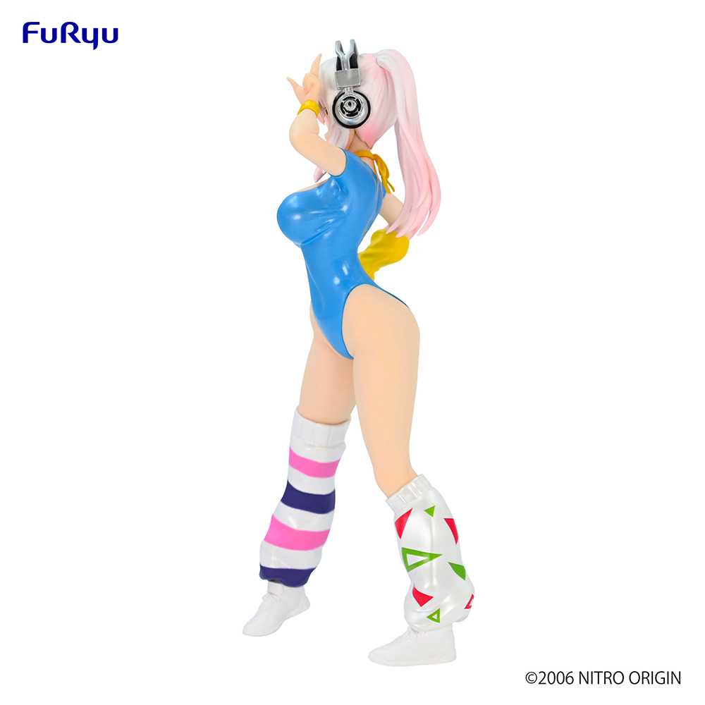 FuRyu: Nitroplus - Super Sonico (1980's Blue Another Color Ver.) Concept Figure