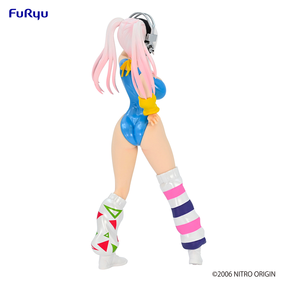 FuRyu: Nitroplus - Super Sonico (1980's Blue Another Color Ver.) Concept Figure
