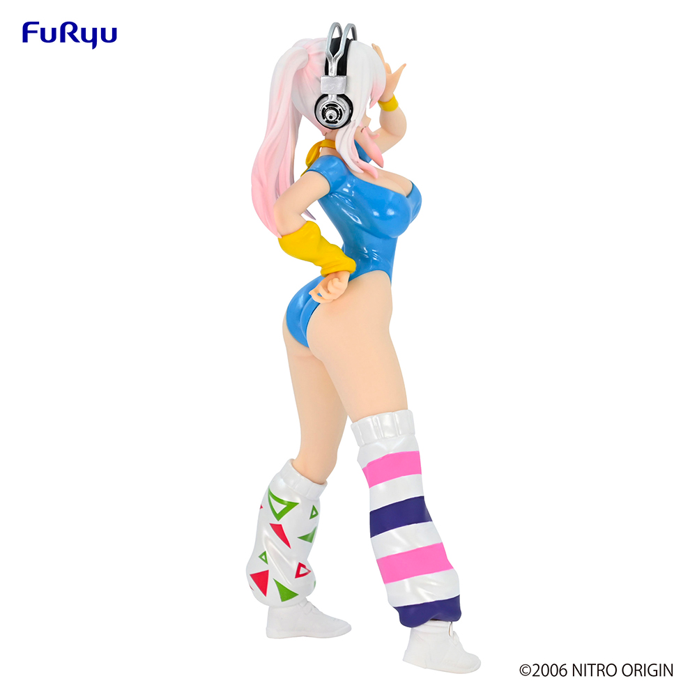 FuRyu: Nitroplus - Super Sonico (1980's Blue Another Color Ver.) Concept Figure