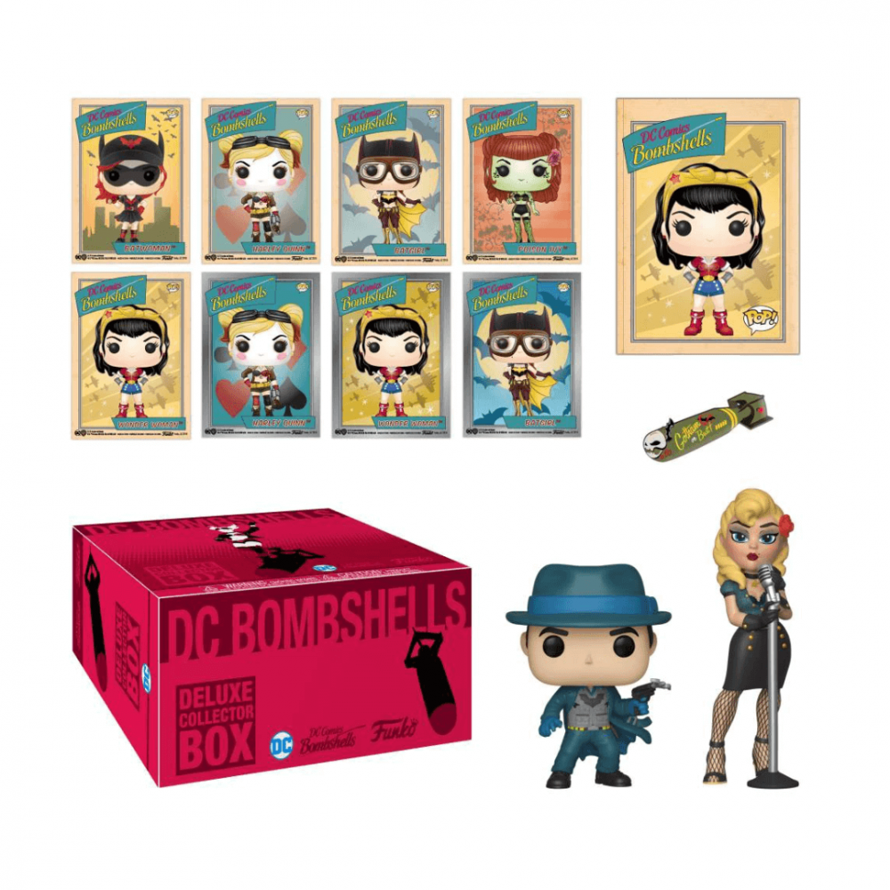 Funko POP! DC Bombshells - Delux Collector Box Set with Batman Bombshell Vinyl Figure