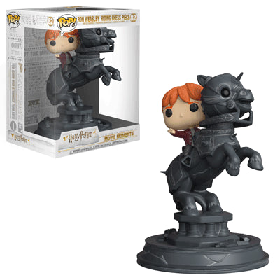 FU35518 Funko POP! Harry Potter Movie Moment - Ron Weasley Riding Chess Piece Vinyl Figure #82