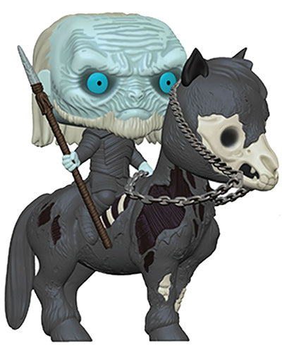FU37669 Funko POP! Rides: Game of Thrones - White Walker on Horse Vinyl Figure