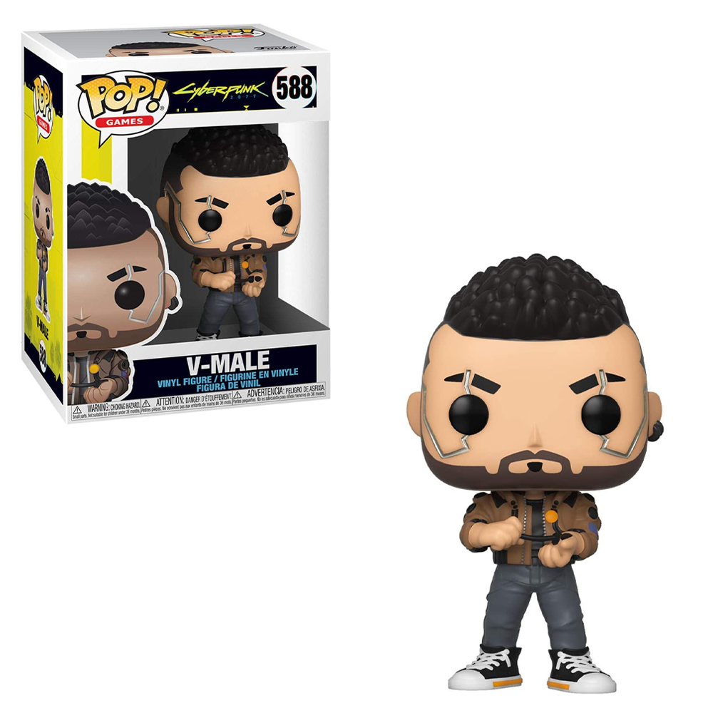 FU47159 Funko POP! Cyberpunk 2077 - V-Male Vinyl Figure #588