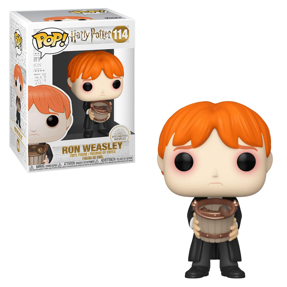 FU48066 Funko POP! Harry Potter - Ron Puking Slugs with Bucket Vinyl Figure #114