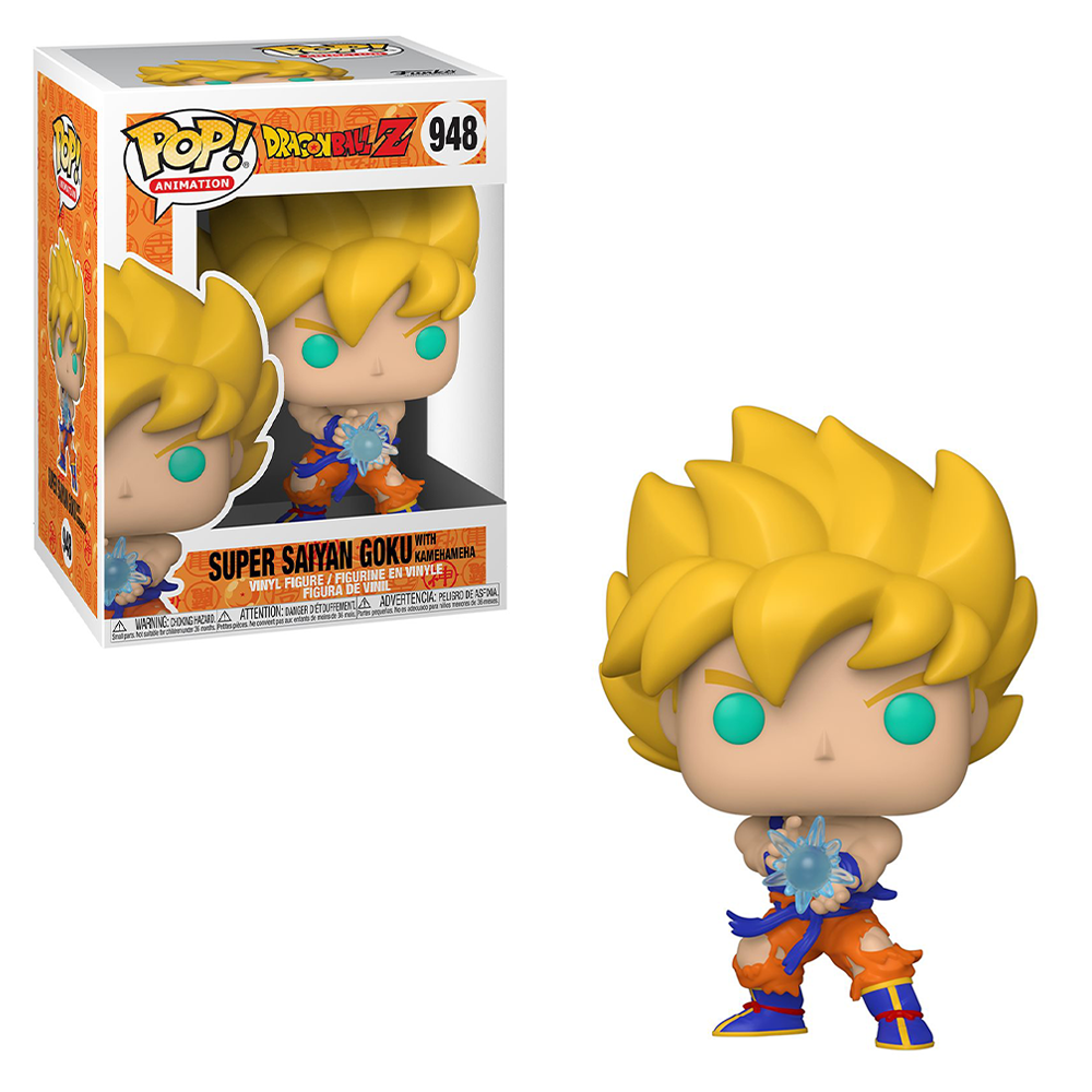 FU48660 Funko POP! Dragon Ball Z S9 - Super Saiyan Goku with Kamehameha Wave Vinyl Figure #948