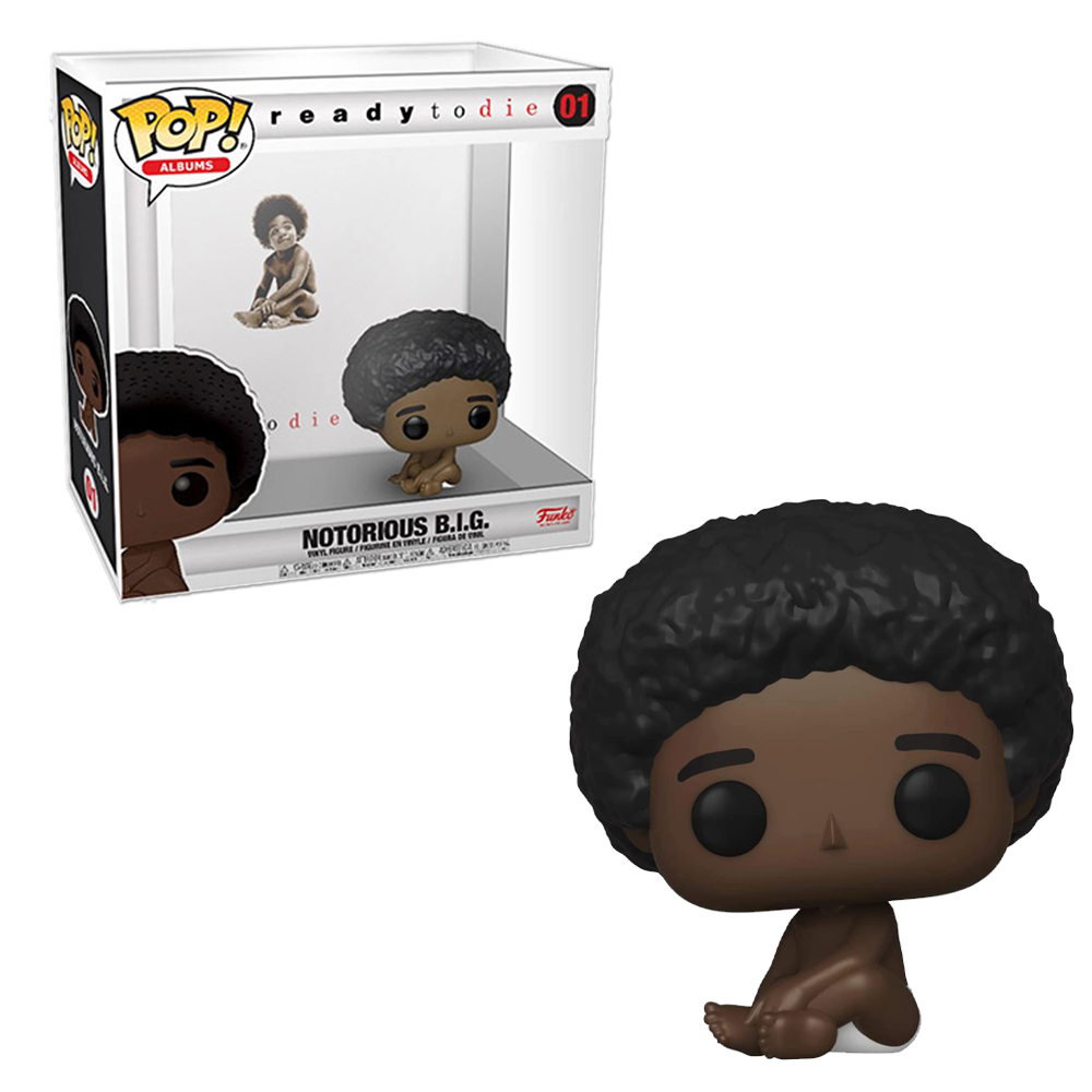 FU50142 Funko POP! Albums: Ready to Die - Biggie Smalls with Case Vinyl Figure