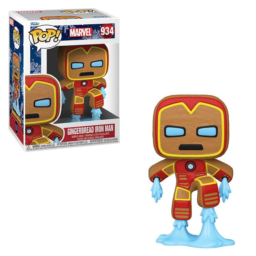 FU50658 Funko POP! Marvel Holiday - Gingerbread Iron Man Vinyl Figure #934