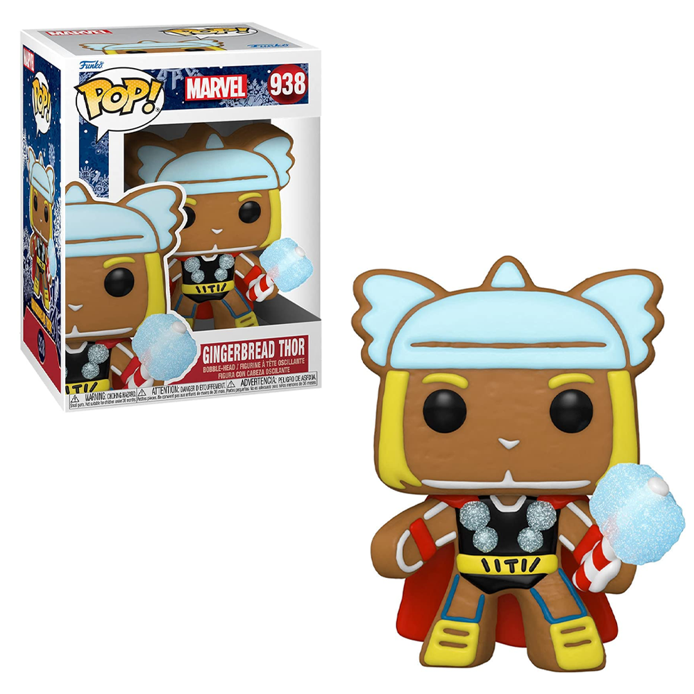 FU50663 Funko POP! Marvel Holiday - Gingerbread Thor Vinyl Figure #938