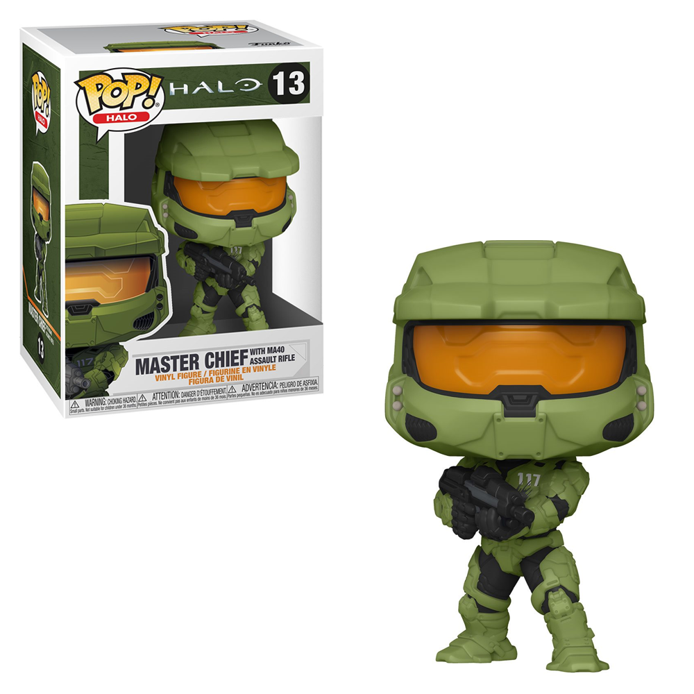 FU51102 Funko POP! Halo Infinite - Master Chief with MA40 Assault Rifle Vinyl Figure #13