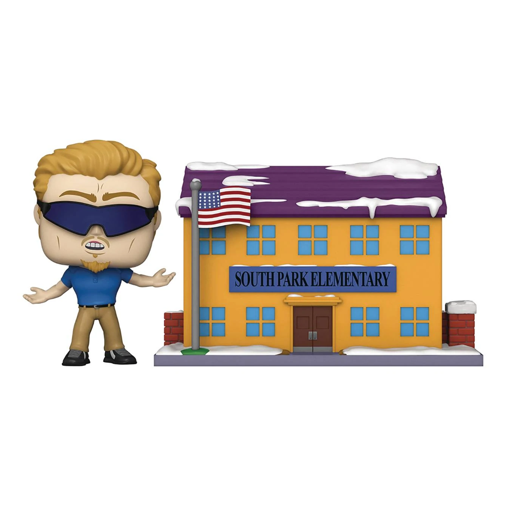 Funko POP! Town: South Park - South Park Elementary with PC Principal Vinyl Figure #24
