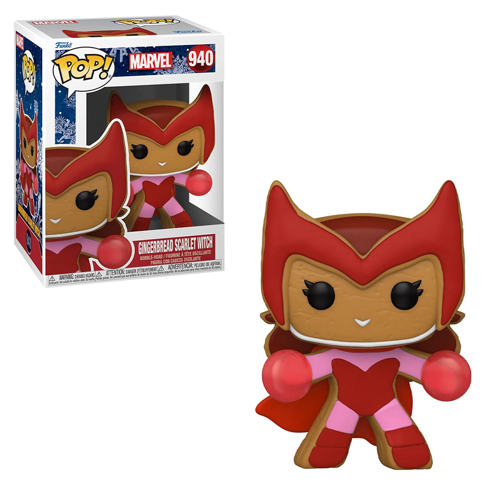 FU57129 Funko POP! Marvel Holiday - Gingerbread Scarlet Witch Vinyl Figure #940