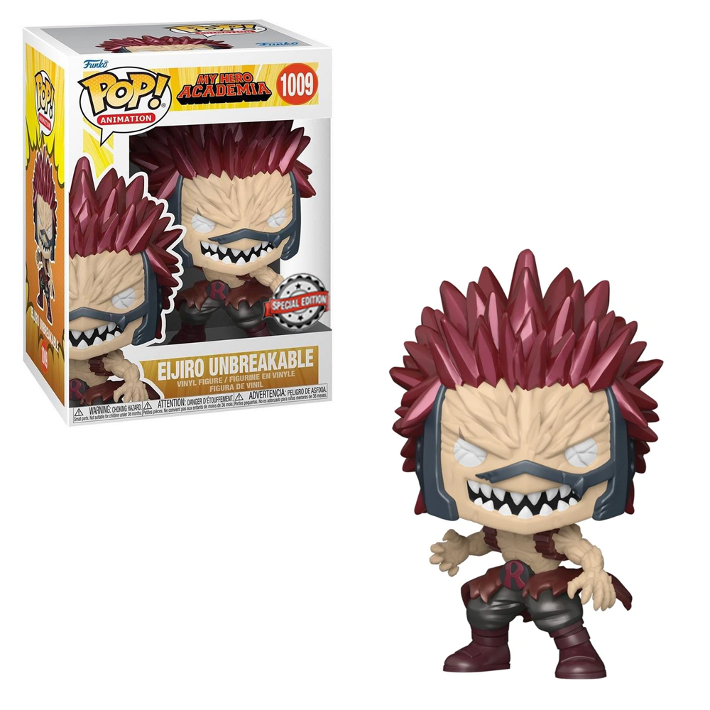 Funko POP! My Hero Academia Eijiro Kirishima Unbreakable (Metallic) Vinyl Figure #1009 Special Edition Exclusive
