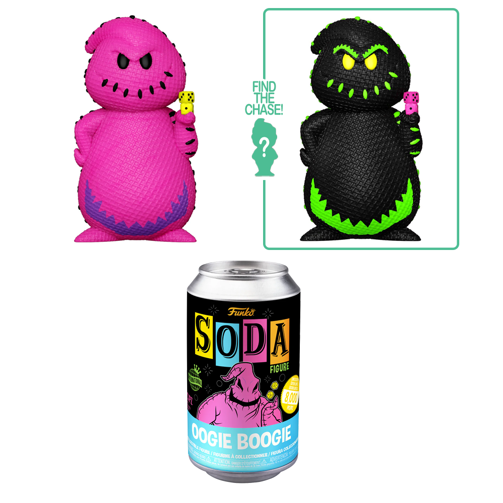 Funko soda Oogie Boogie chase outlets black light