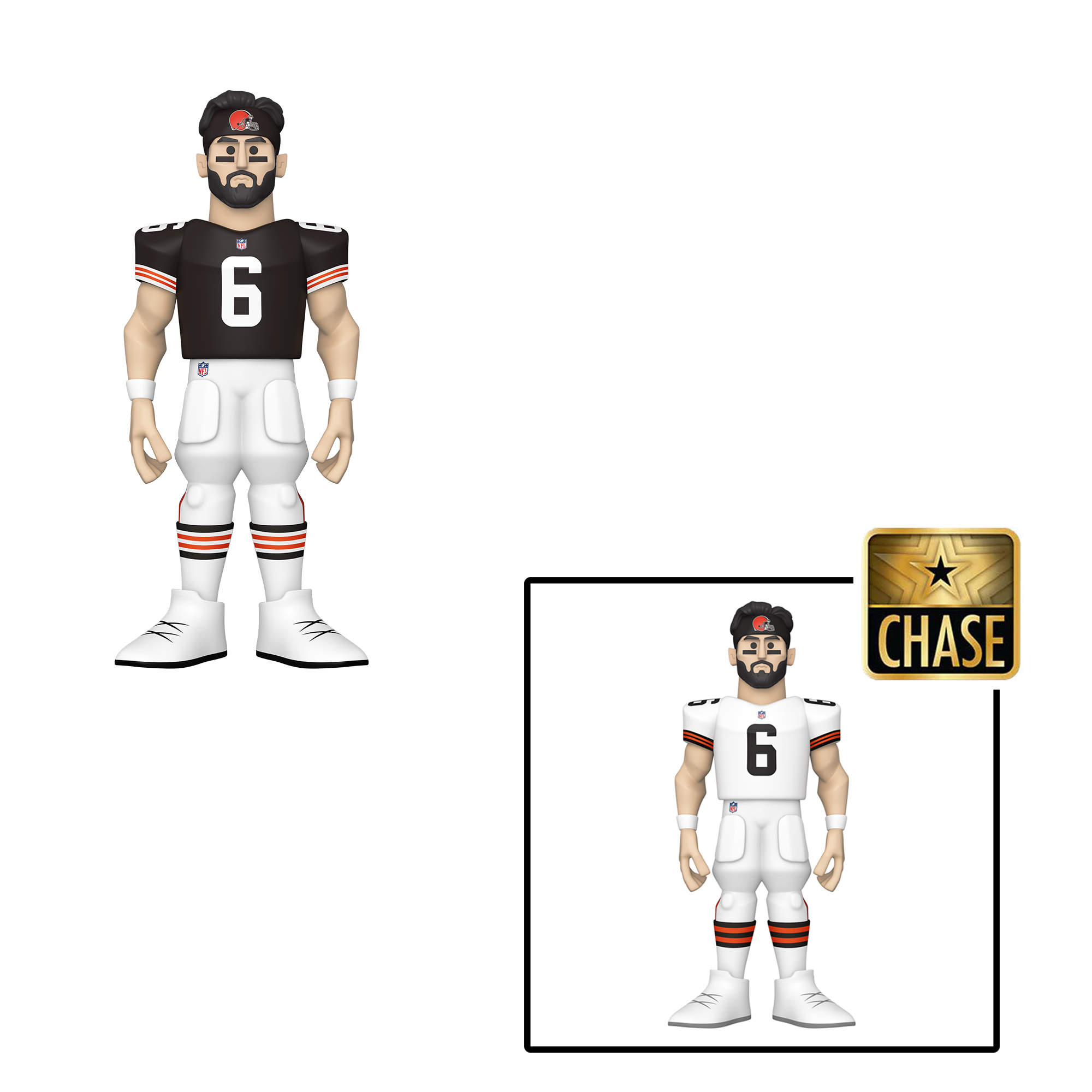 Buy Vinyl GOLD 12 Baker Mayfield - Browns at Funko.