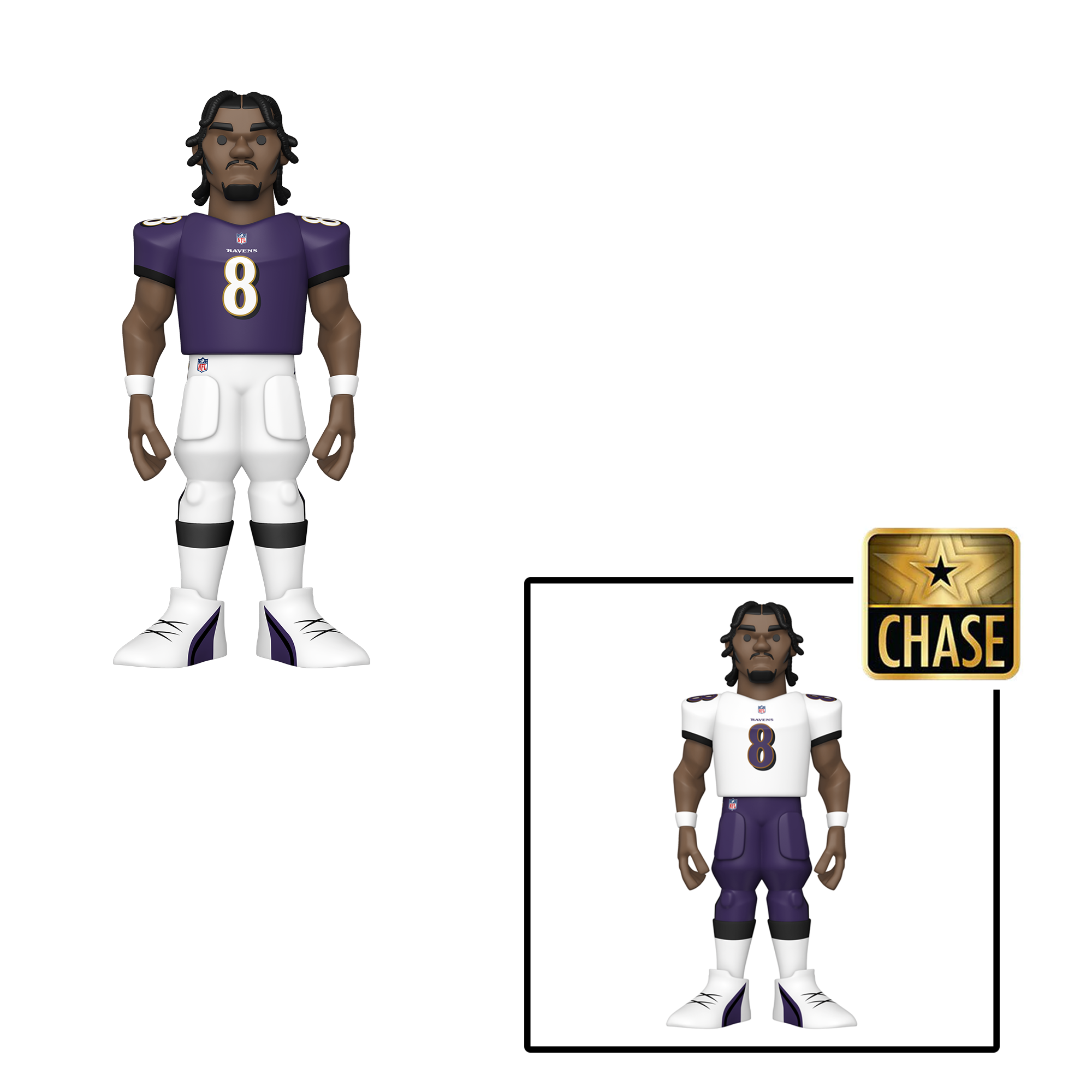 Funko Vinyl Gold Lamar Jackson 12 Pulg Baltimore Ravens By