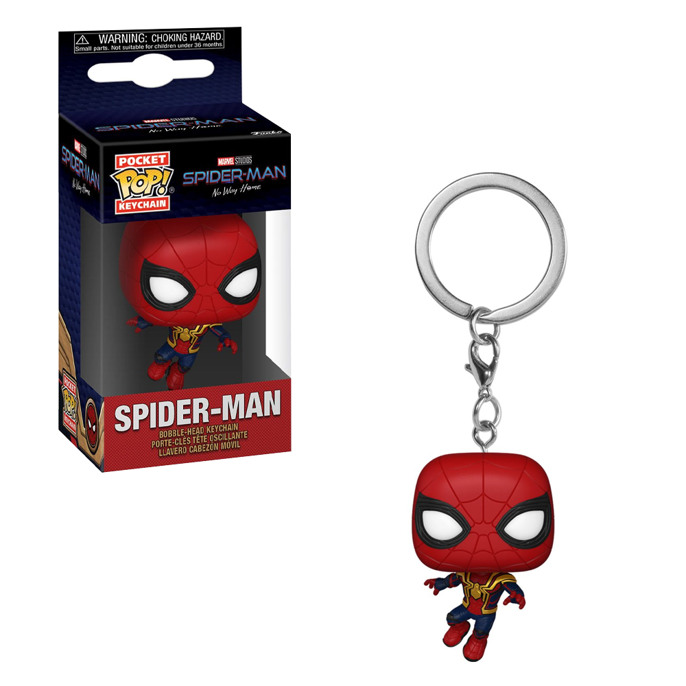 Funko pop keychain spider hot sale man