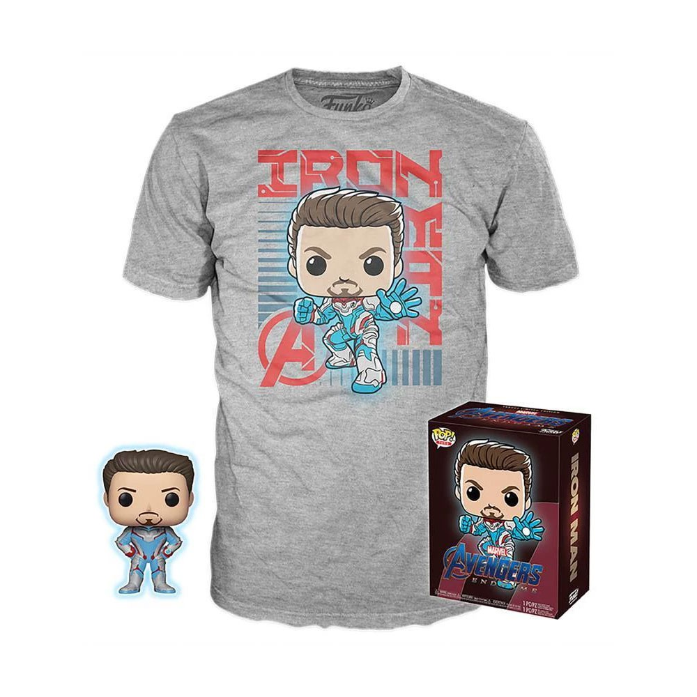 Funko POP and Tee Avengers Endgame Iron Man Collectors Box Target