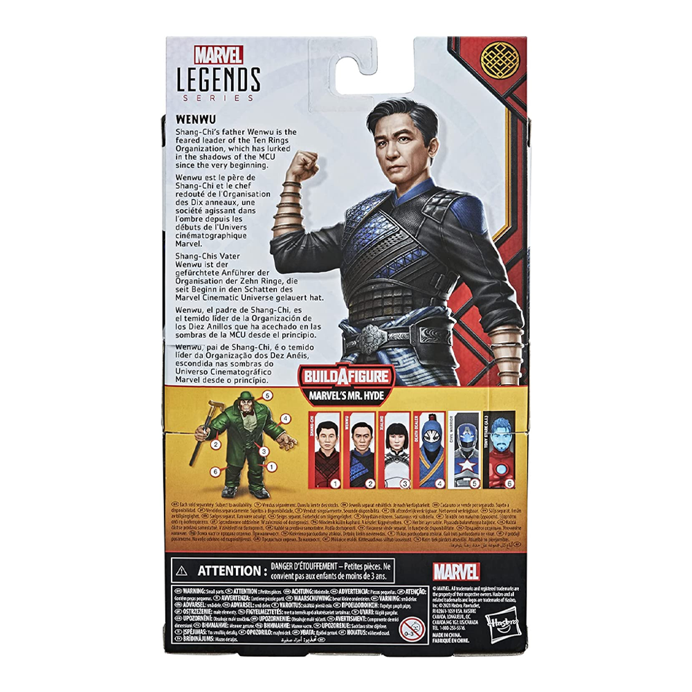 Shang-Chi: Marvel Legends - Wenwu 6-Inch Action Figure (Marvel's Mr. Hyde Build-A-Figure)
