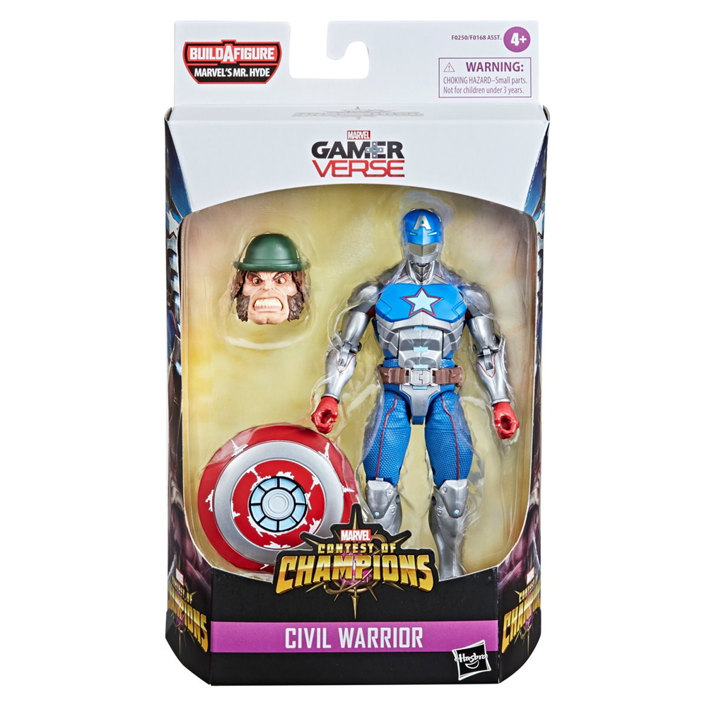 Contest of Champions: Marvel Legends - Civil Warrior with Shield 6-Inch Action Figure (Marvel's Mr. Hyde Build-A-Figure)