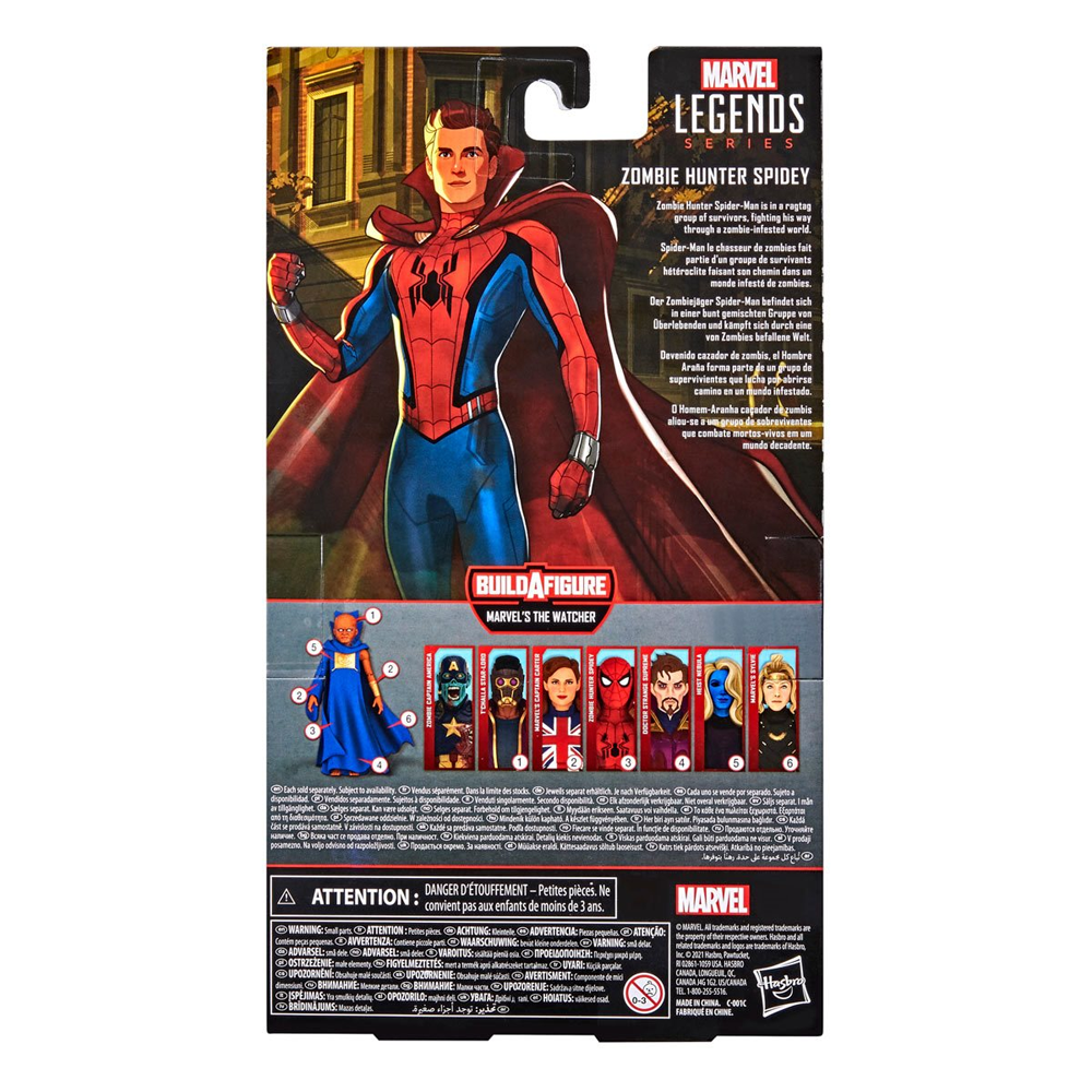 Marvel Legends: What If? - Zombie Hunter Spidey 6-Inch Action Figure (Watcher Major Build-A-Figure)