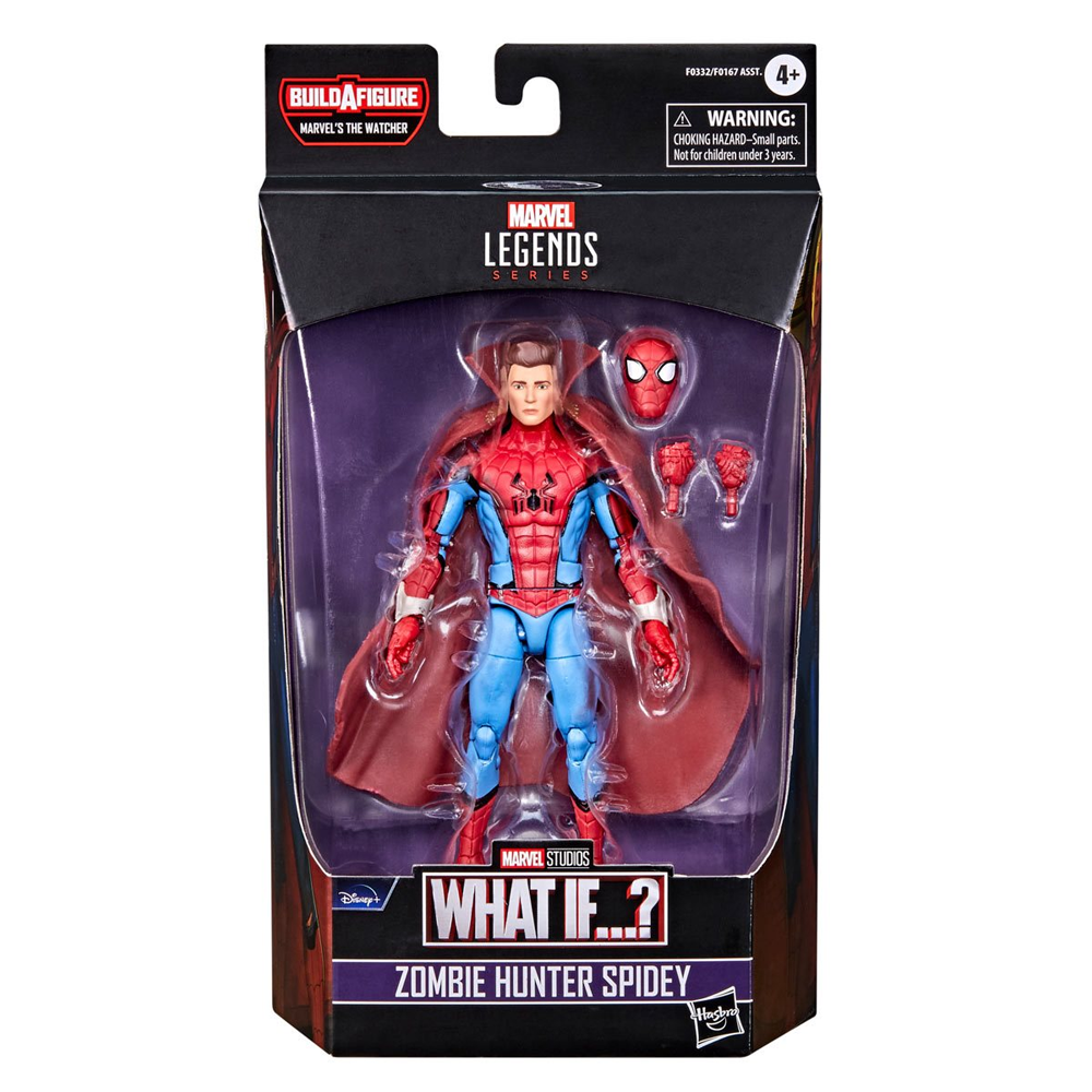 Marvel Legends: What If? - Zombie Hunter Spidey 6-Inch Action Figure (Watcher Major Build-A-Figure)