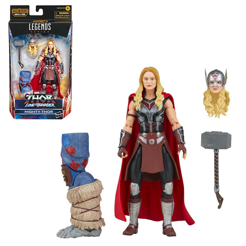 Marvel Legends: Thor: Love and Thunder - Mighty Thor 6-Inch Action Figure (Korg Build-A-Figure)