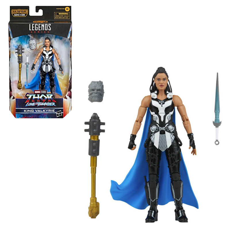 Marvel Legends: Thor: Love and Thunder - King Valkyrie 6-Inch Action Figure (Korg Build-A-Figure)