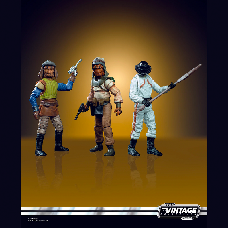Star Wars: The Vintage Collection - Return of the Jedi Tatooine Skiff Set (Set of 3) 3.75-Inch Action Figures