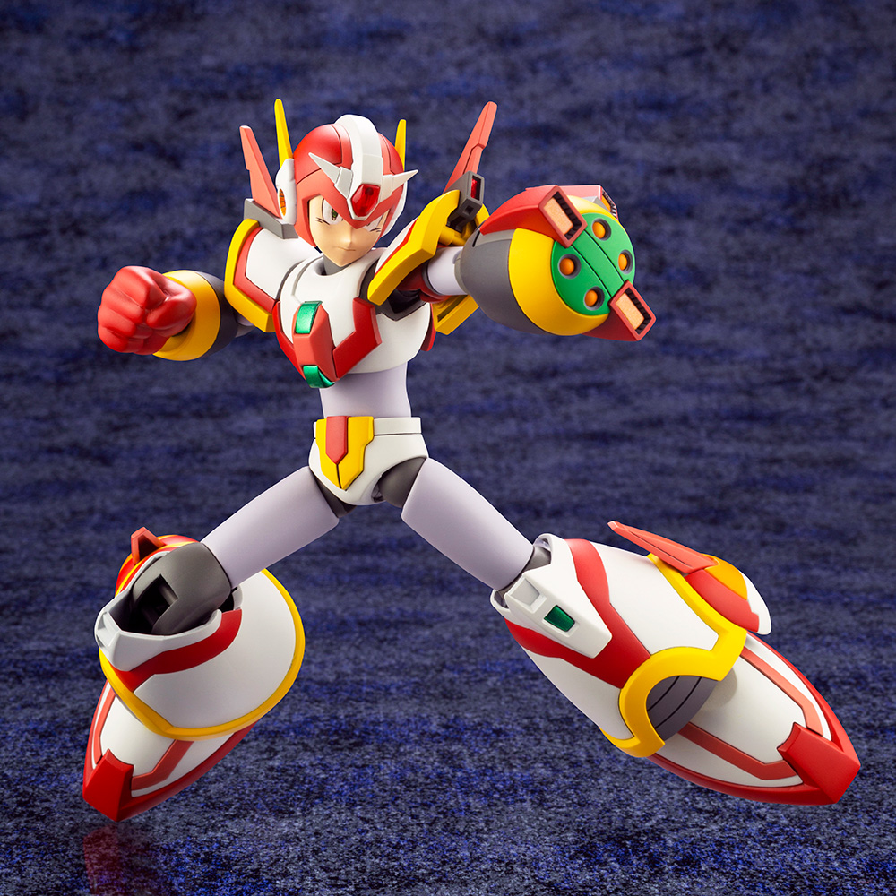 KOTOBUKIYA Plastic Model Kits: Mega Man X - Mega Man X (Force Armor Rising Fire Ver.) 1/12 Scale Model Kit
