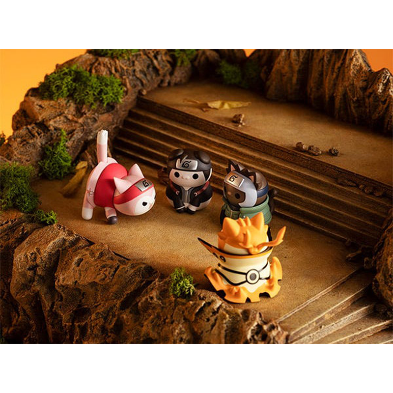 [PRE-ORDER] Megahouse Mega Cat Project: Naruto-Nyaruto - Fourth Great Ninja War Box of 8 Figures (With Gift)