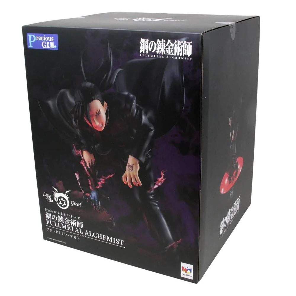 MegaHouse: Precious G.E.M. Series: Fullmetal Alchemist - Greed (Lin Yao) Figure (With LED Base Stand)