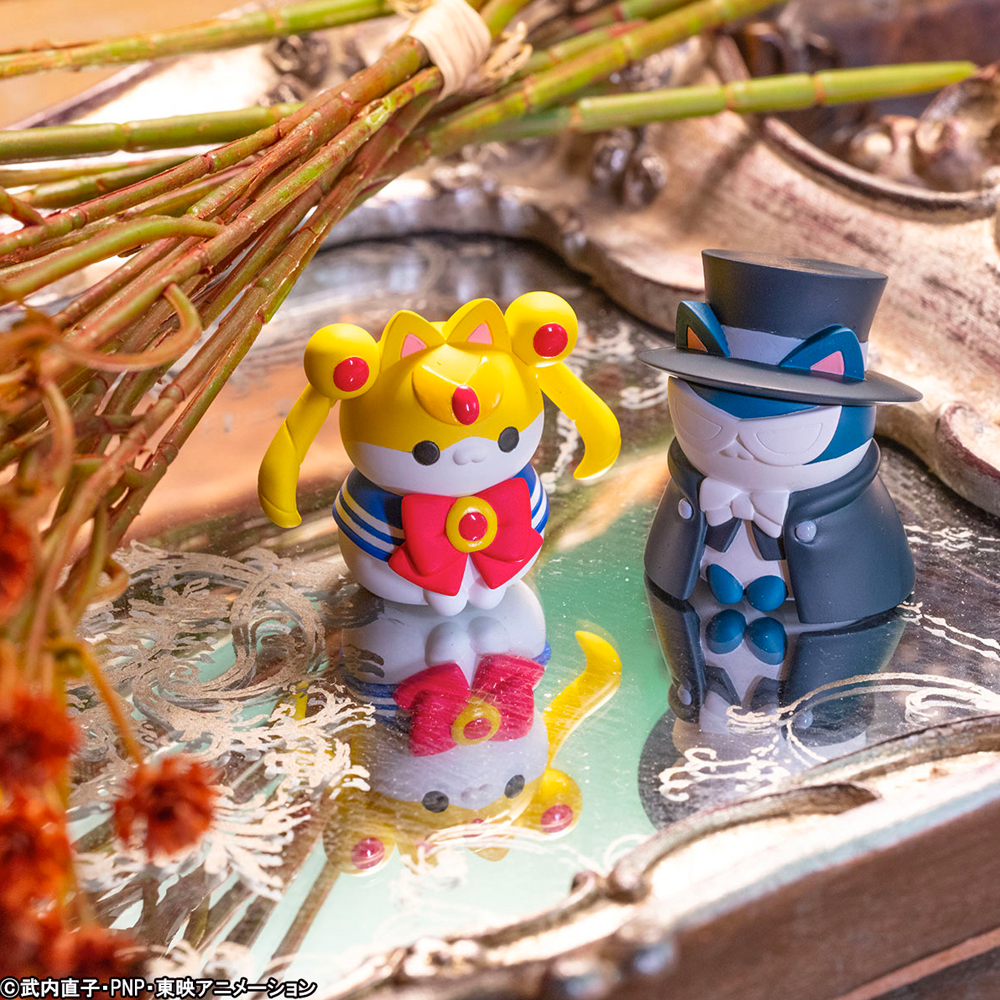 Megahouse: Mega Cat Project: Sailor Moon - Sailor Mewn Box of 8 Figures (With Gift)