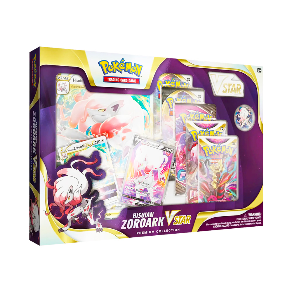Pokemon Trading Card Game: Hisuian Zoroark VSTAR Premium Collection Pokemon Trading Card Game: Hisuian Zoroark VSTAR Premium Collection