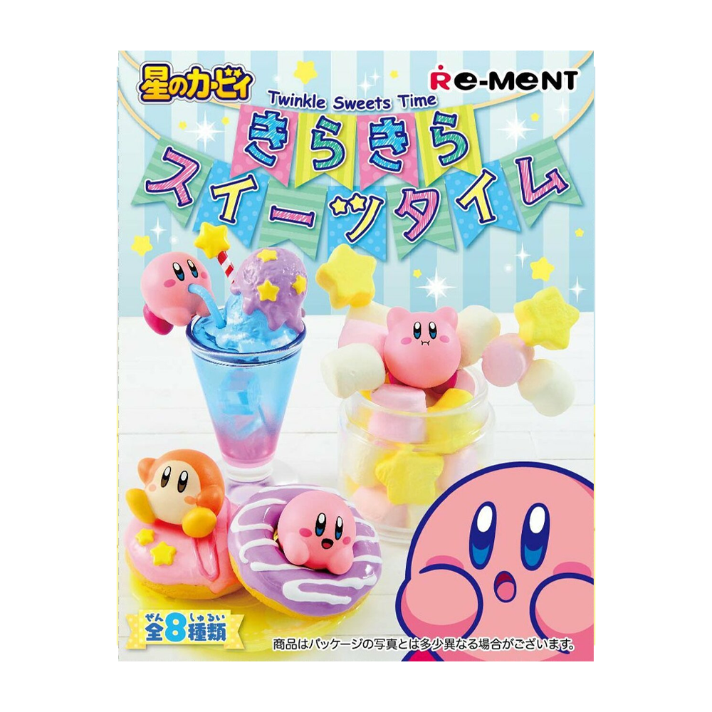 Re-Ment: Kirby's Twinkle Sweets Time - 1 Blind Box Figure